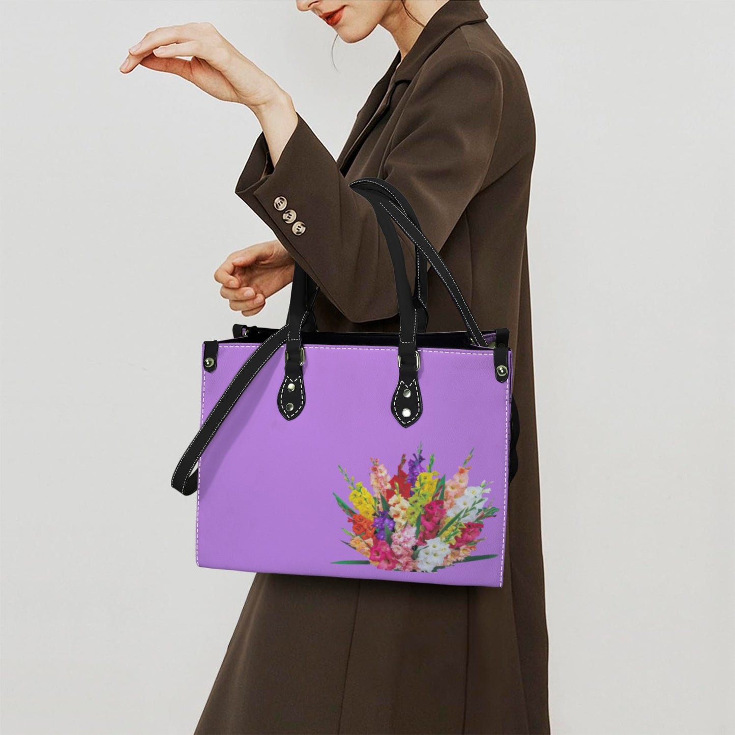Gladiolus Glory Handbag - Large