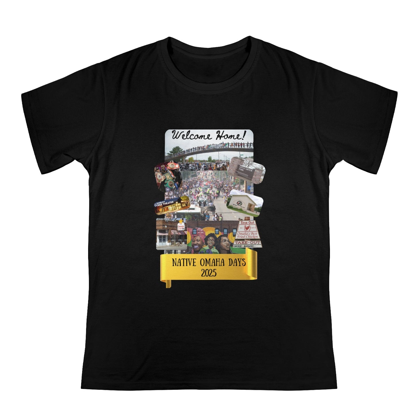 BLK Native Omaha Days 2025 Unisex Heavy Cotton T-Shirt (One Side Printing)