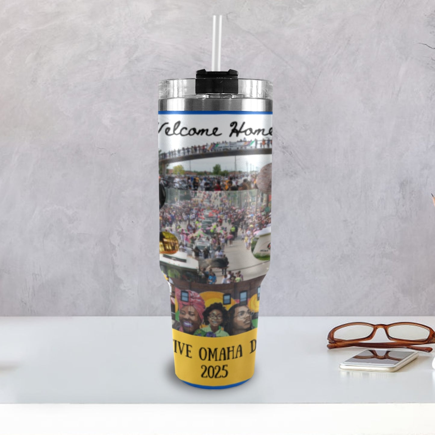NOD 2025 large 40oz Tumbler with Black Handle