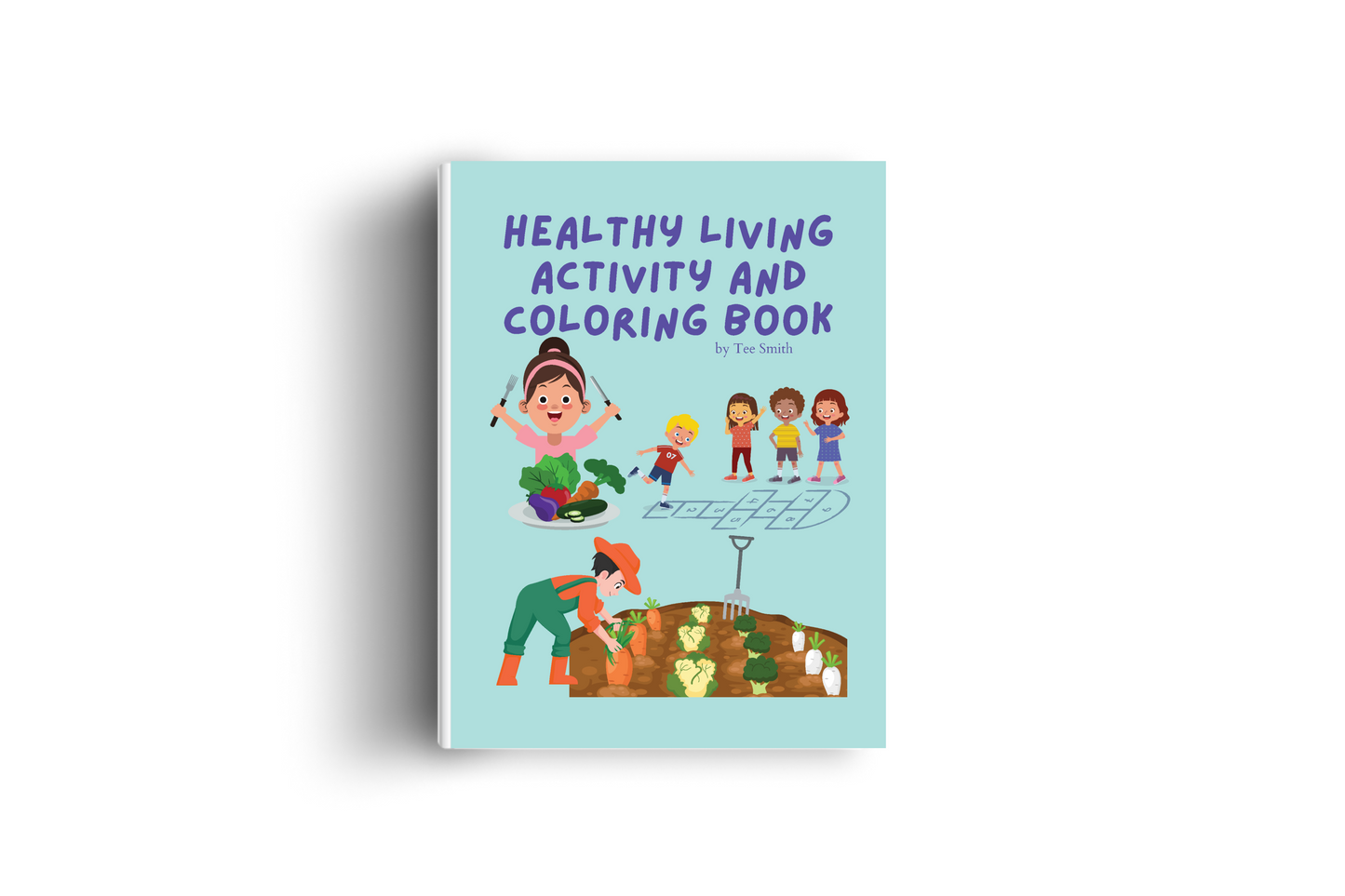 Health Living Activity And Coloring Book