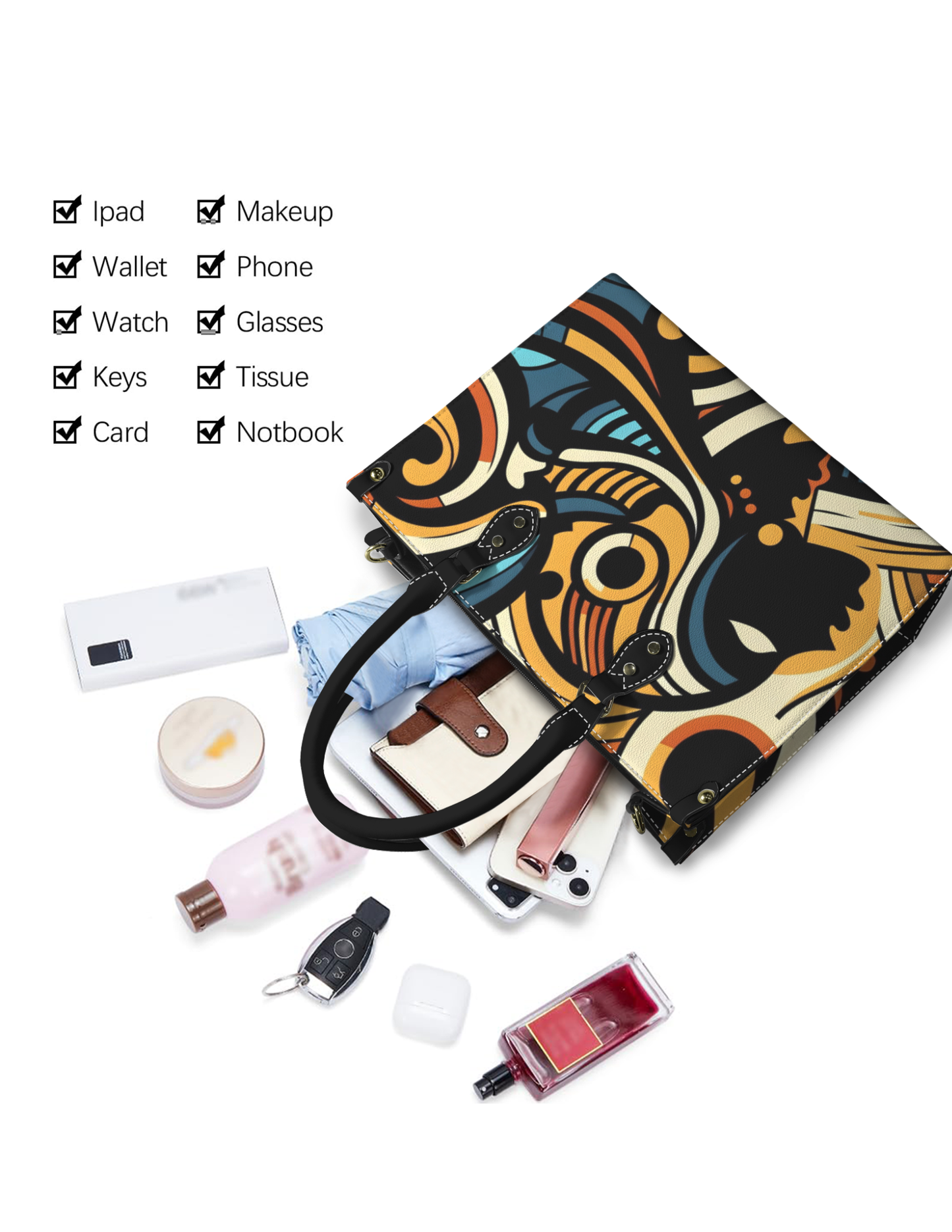 HORIZON WAVES Handbag Lg