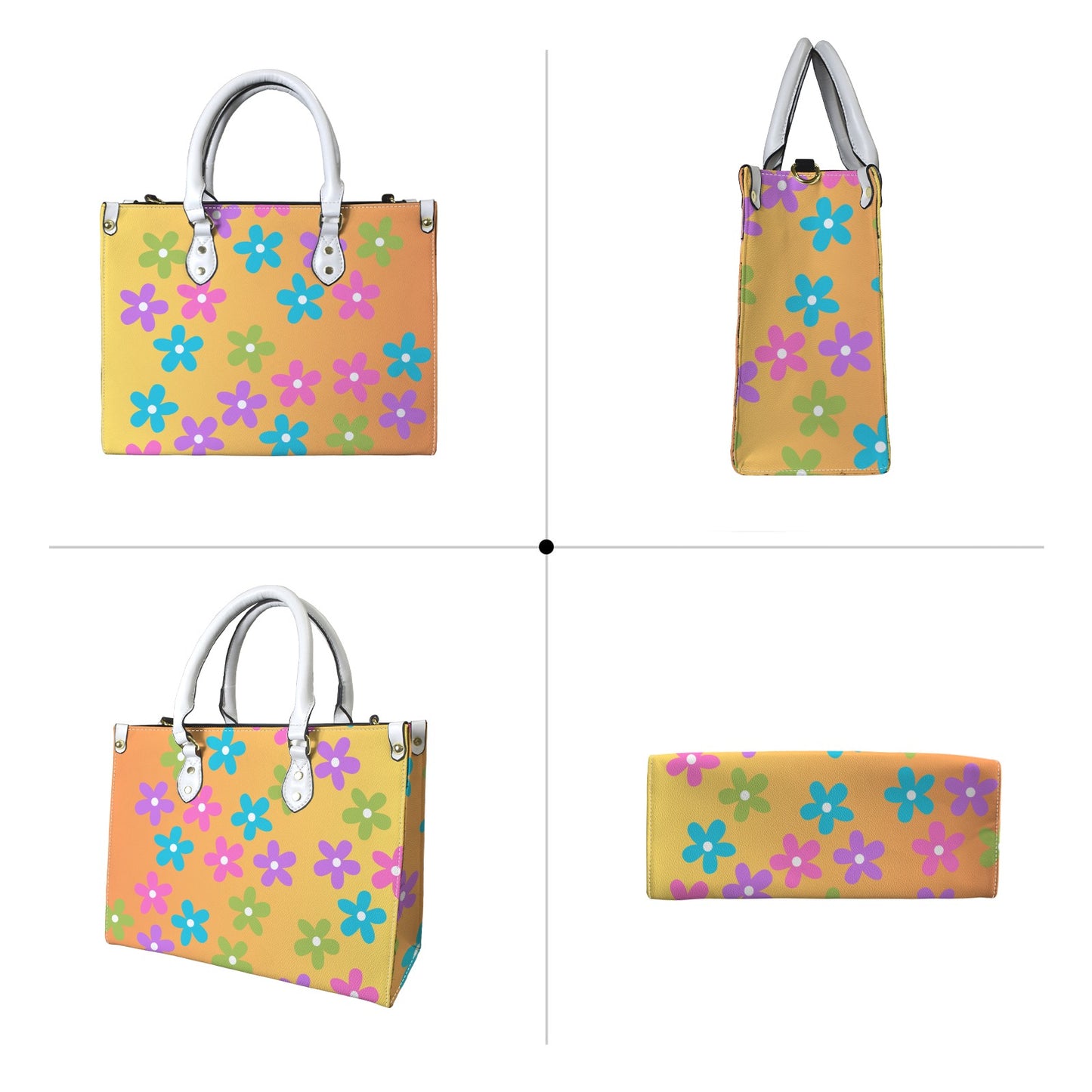 Colors in Bloom Handbag -Large