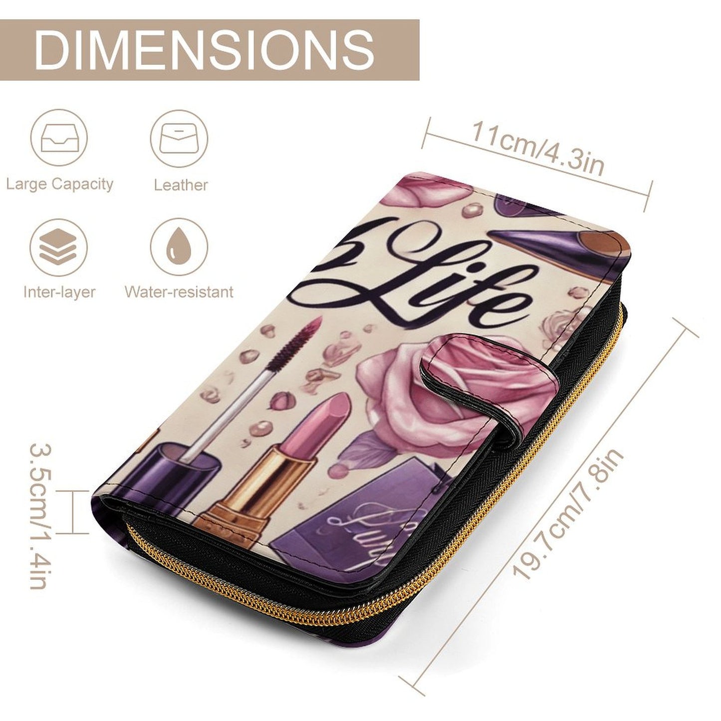 "The Fab Life" Leather Wallet