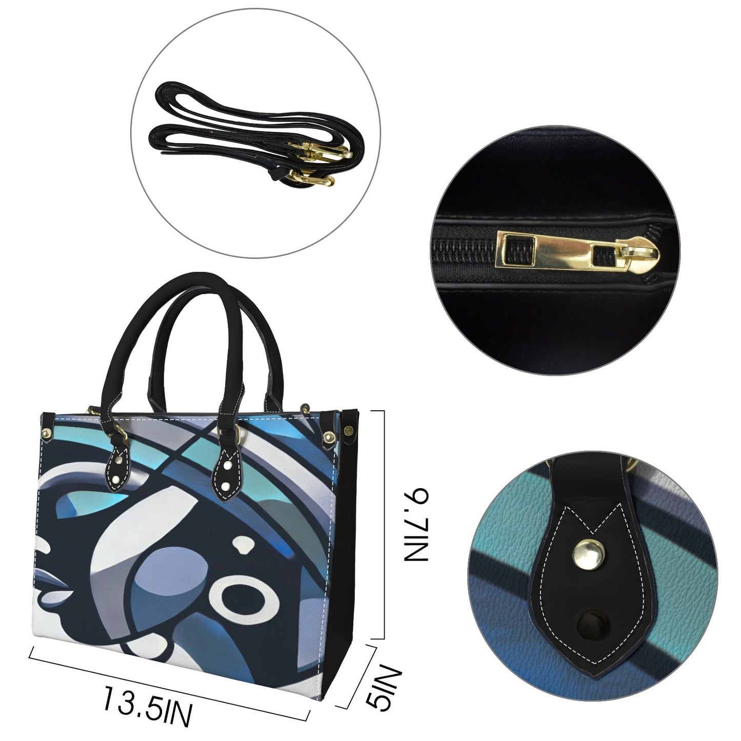 Akeela Handbag BLUE LG