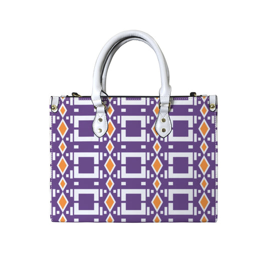 Purple Maze Handbag