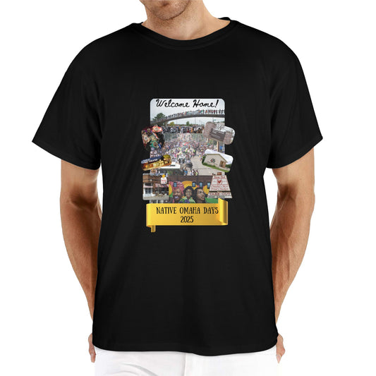 BLK Native Omaha Days 2025 Unisex Heavy Cotton T-Shirt (One Side Printing)