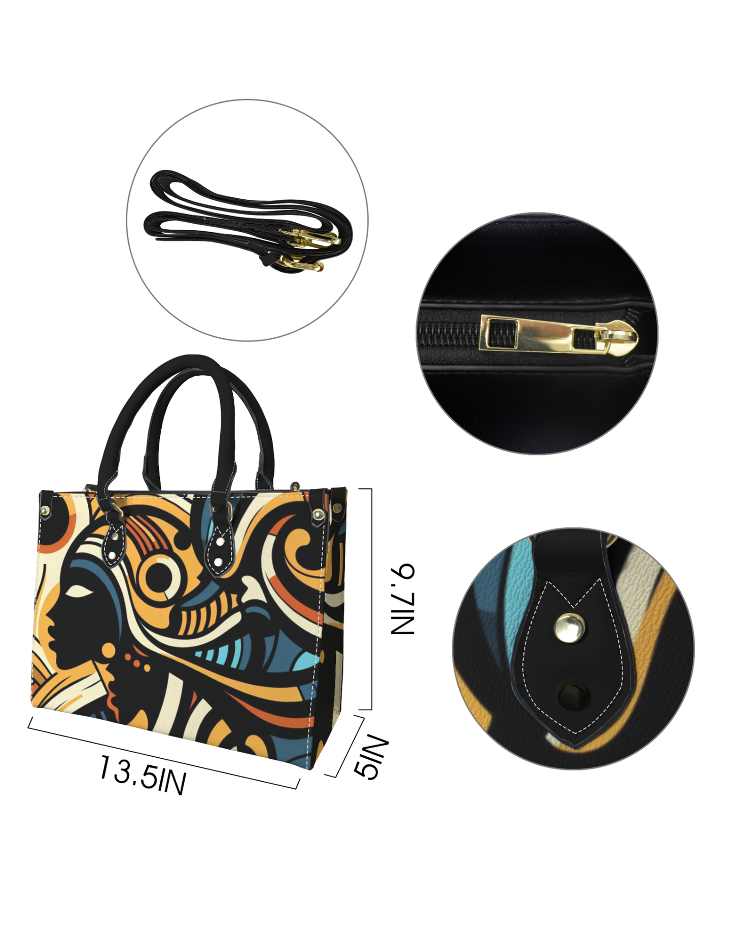 HORIZON WAVES Handbag Lg