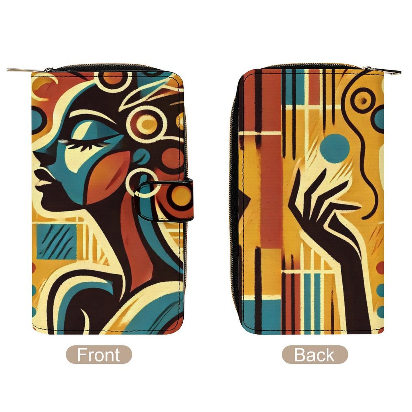 Free is She Leather Wallet