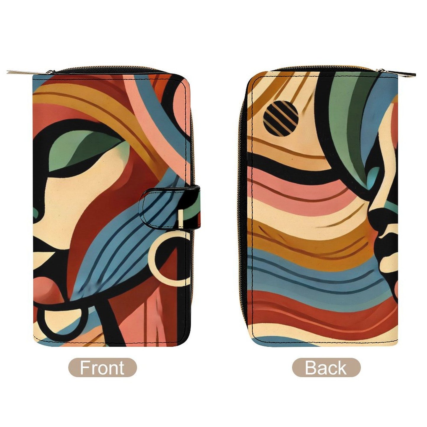 "Fabienne" Leather Wallet.