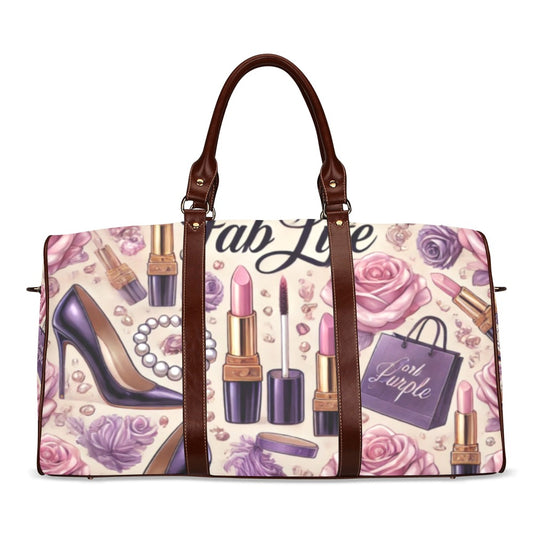 The Fab Life Waterproof Travel Bag/Large (purple)