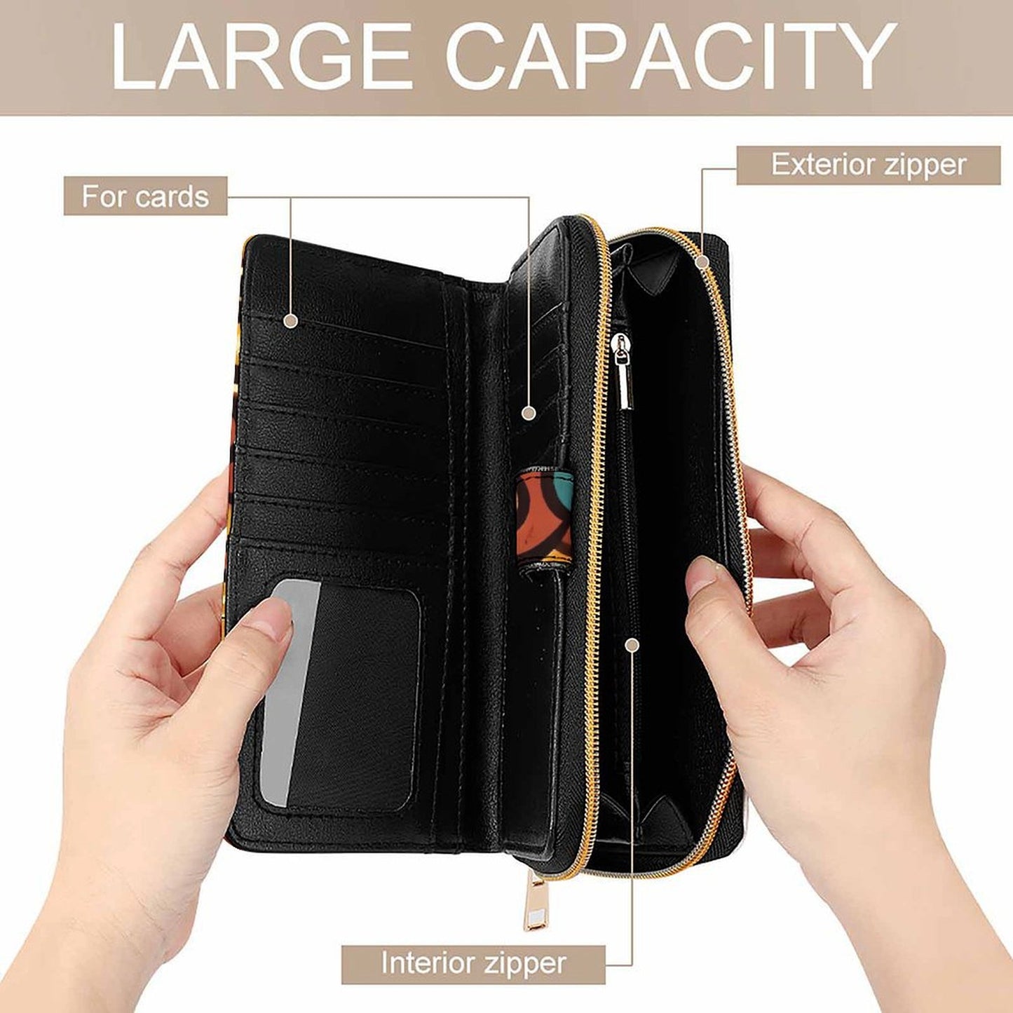 Free is She Leather Wallet